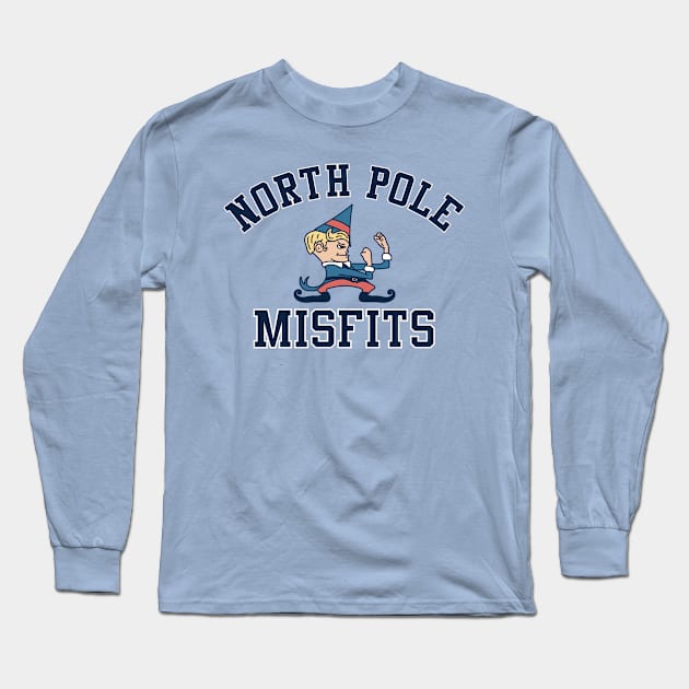 North Pole Misfits Long Sleeve T-Shirt by Zachterrelldraws